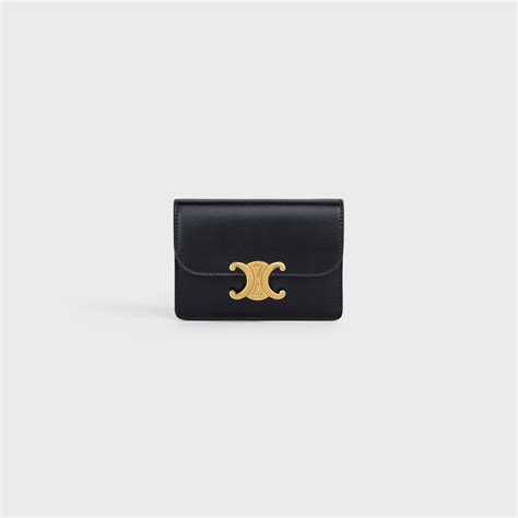 celine cardholder black|celine coin holder for women.